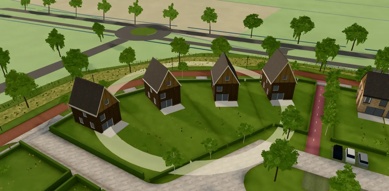 Indtryk fra Vjenne Zuid in 3D: Bijzondere woningen