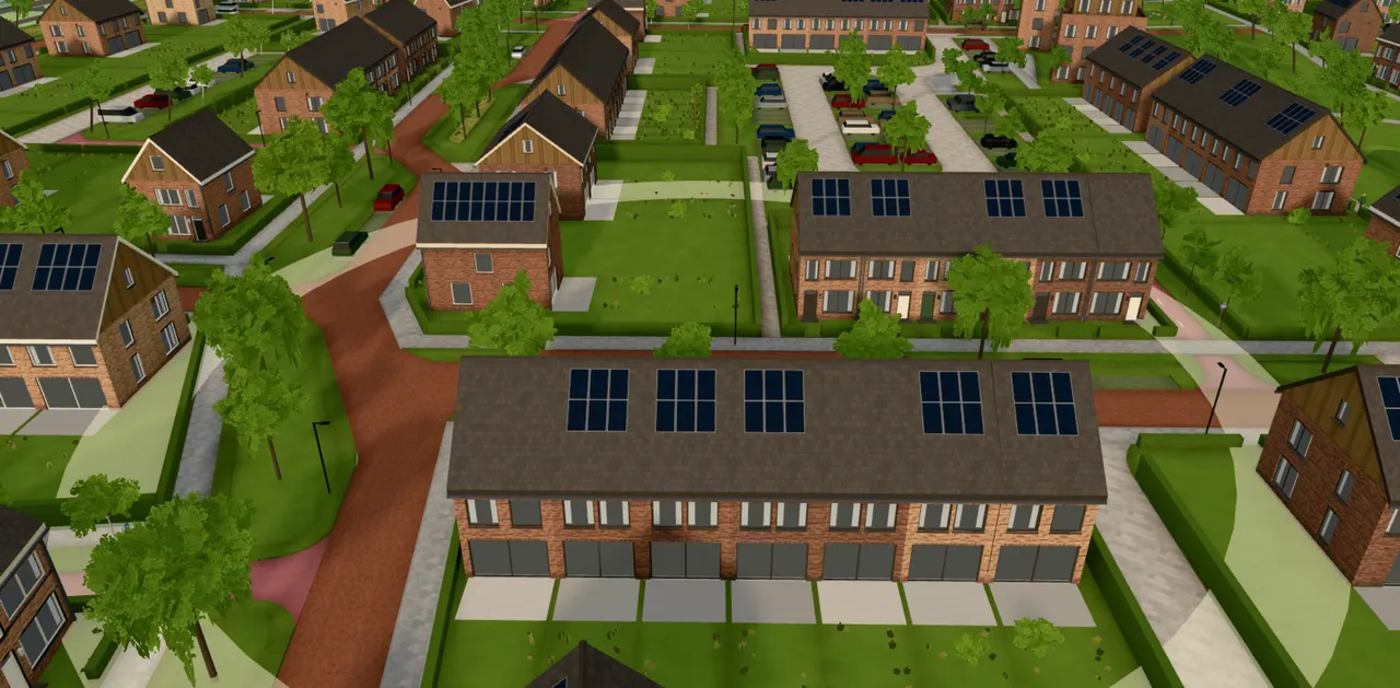 Indtryk fra Vjenne Zuid in 3D: Dorpse straten
